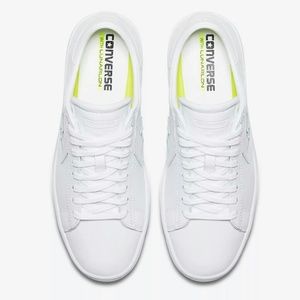 white converse with lunarlon